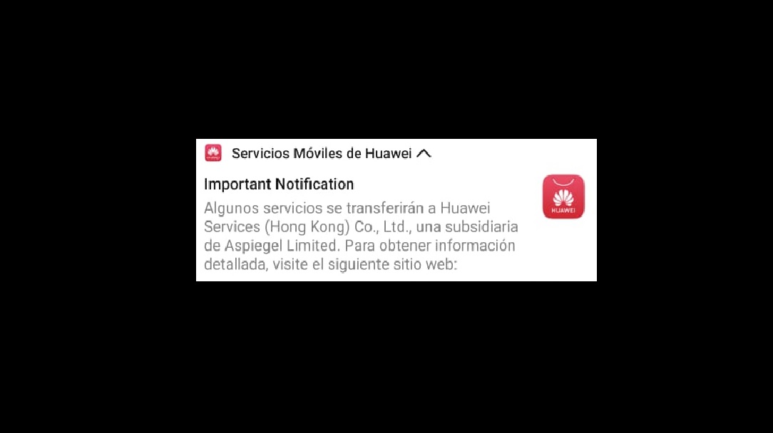 huawei mensaje hong kong Esto significa el mensaje que recibieron los usuarios de Huawei