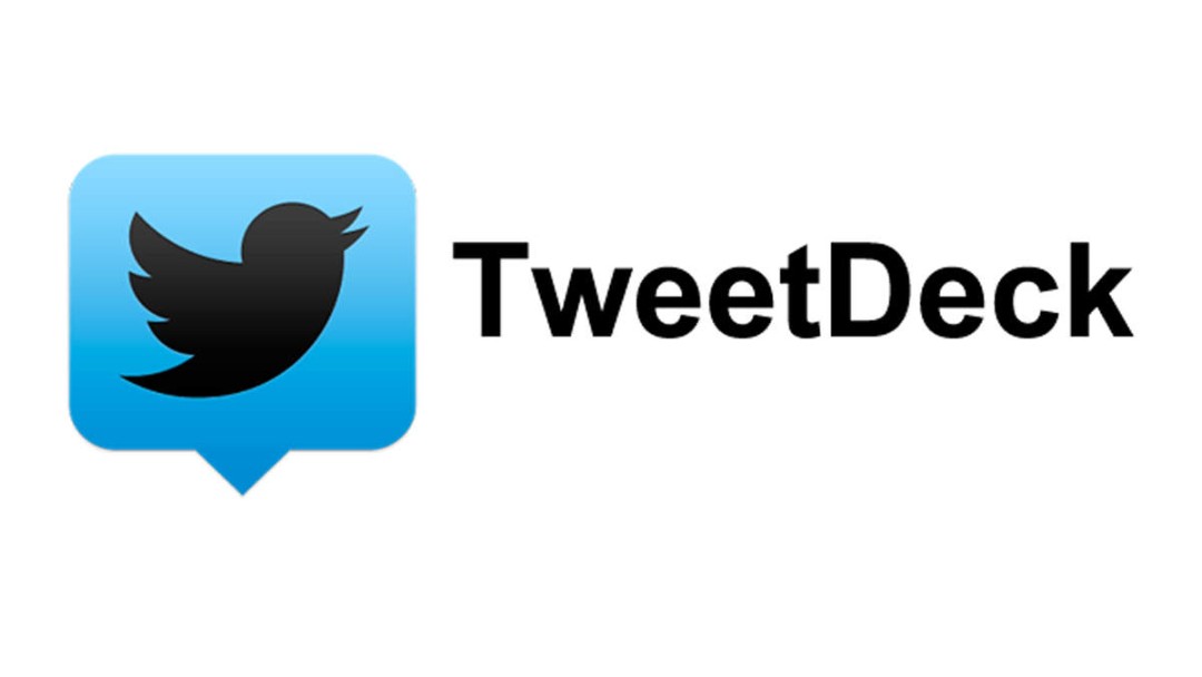 Logo de Twitter con Tweetdeck