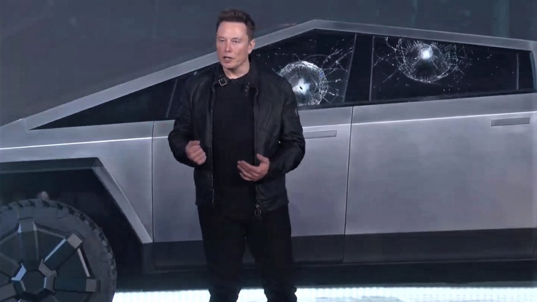 Elon Musk-Cybertruck-A prueba de balas