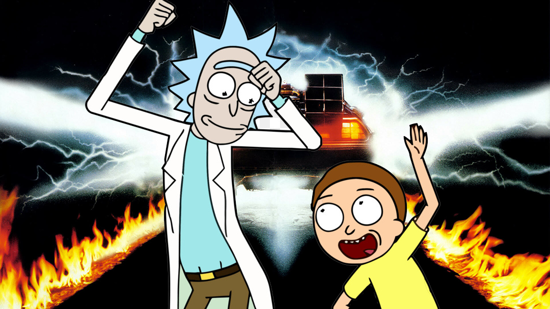 Back to the Future Rick and Morty
