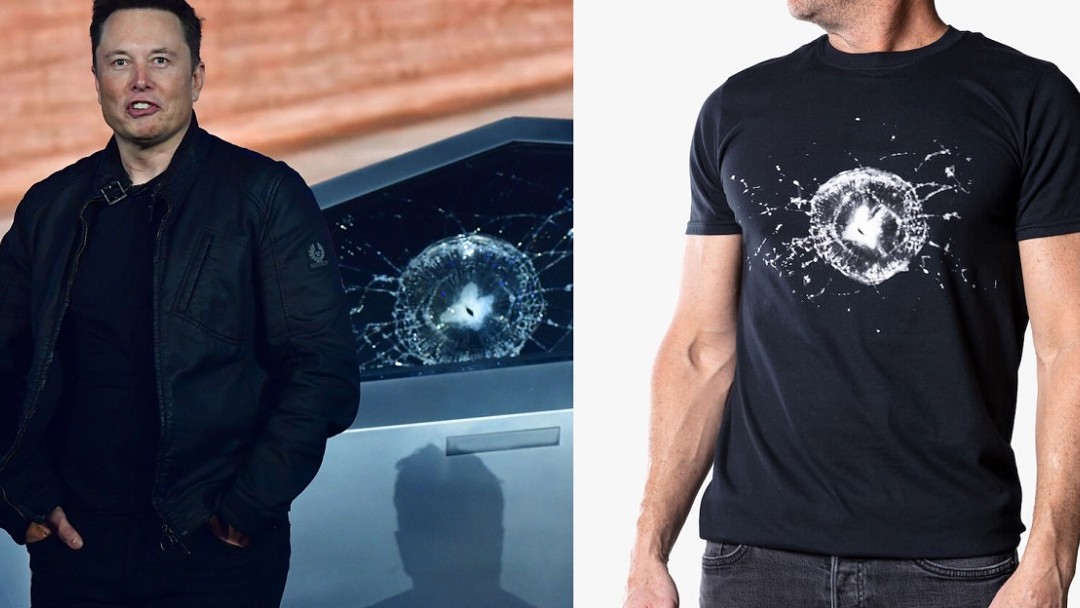 Elon Musk Playera Conmemorativa Cybertruck