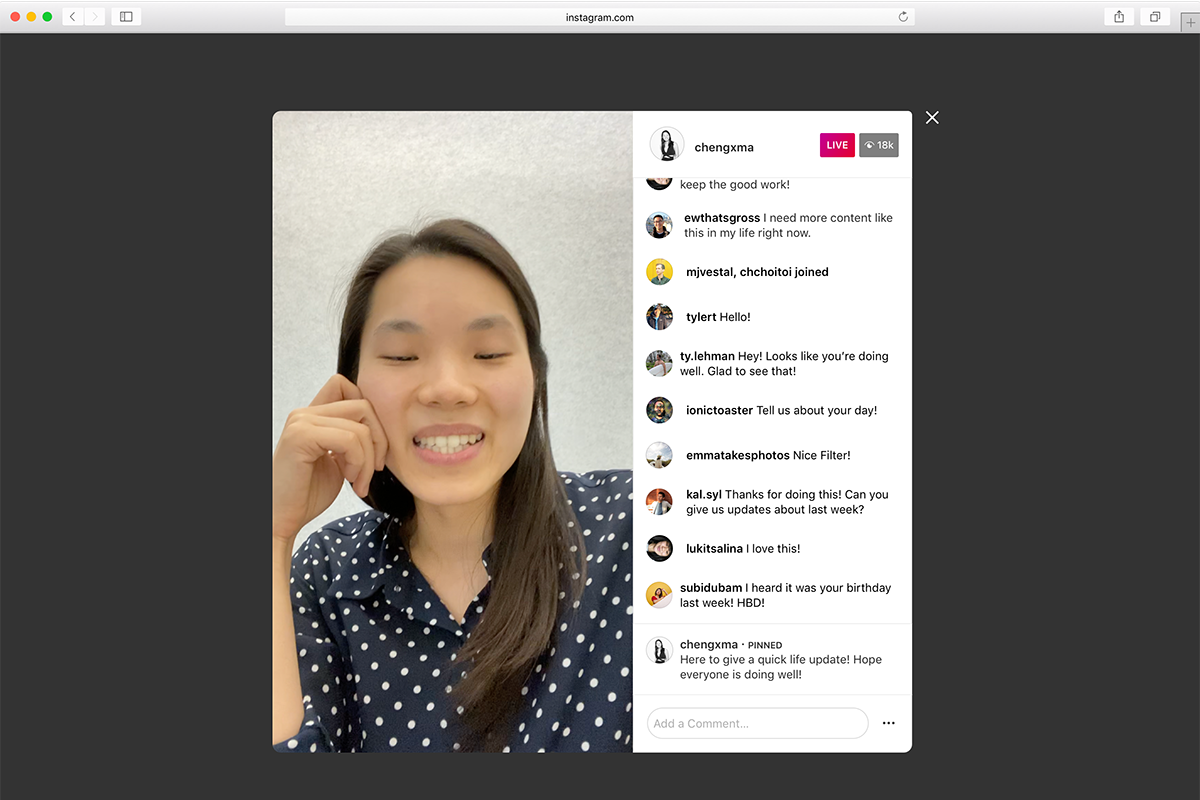 Instagram Live on Web Ya puedes ver los Live de Instagram desde tu computadora