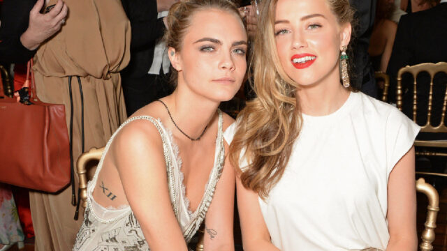 Amber Heard Cara Delevigne Elon Musk