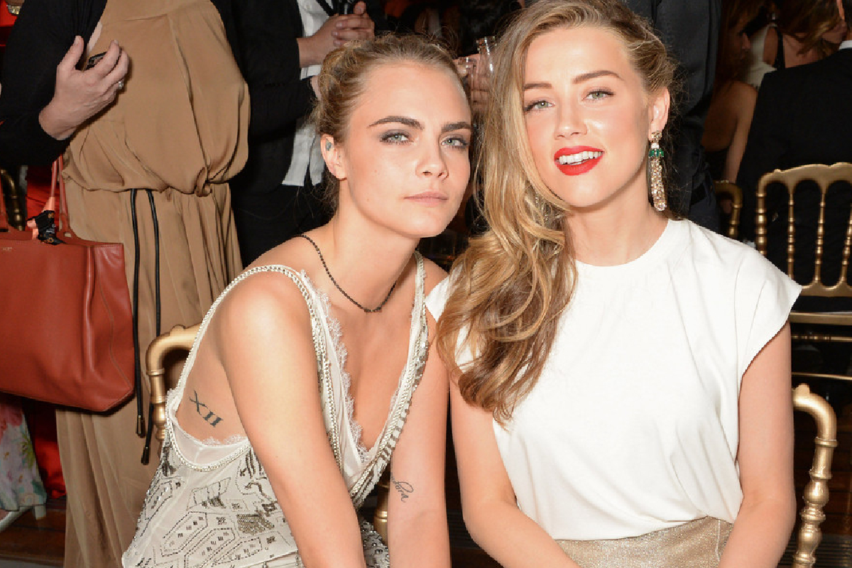 Amber Heard Cara Delevigne Elon Musk