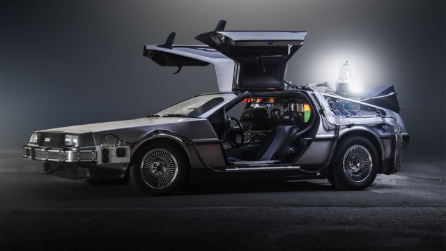 delorean volver al futuro