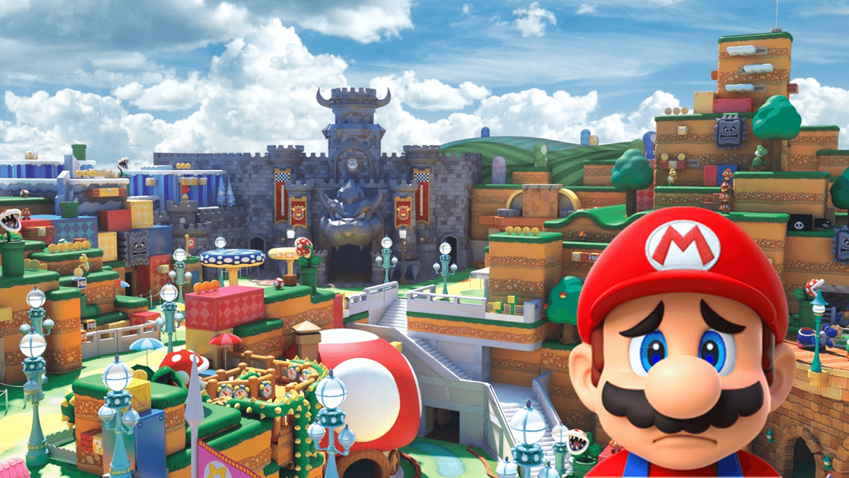 Supenden Construcción Super Nintendo World Orlando