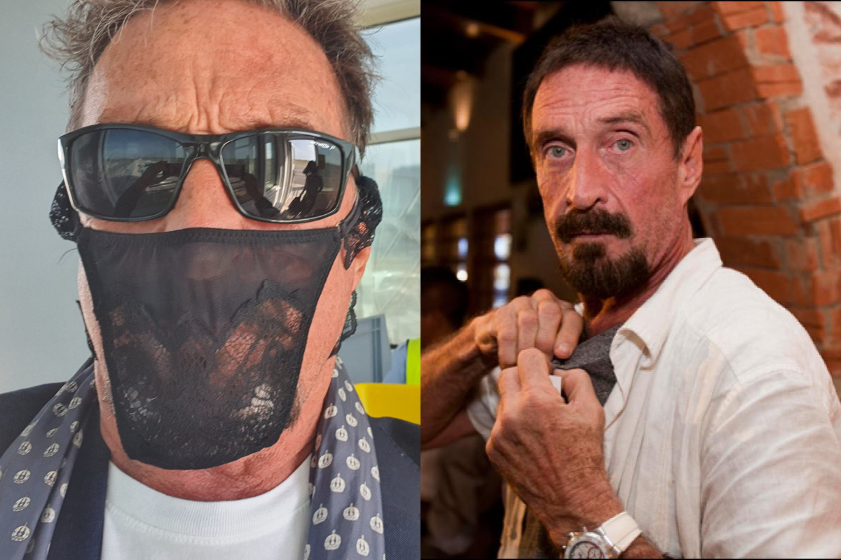 John McAfee arrestado en Alemania por usar tanga cubrebocas