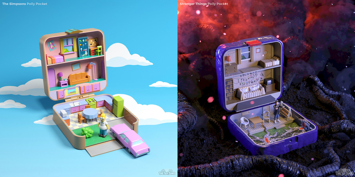Polly Pocket Stranger Things Simpson