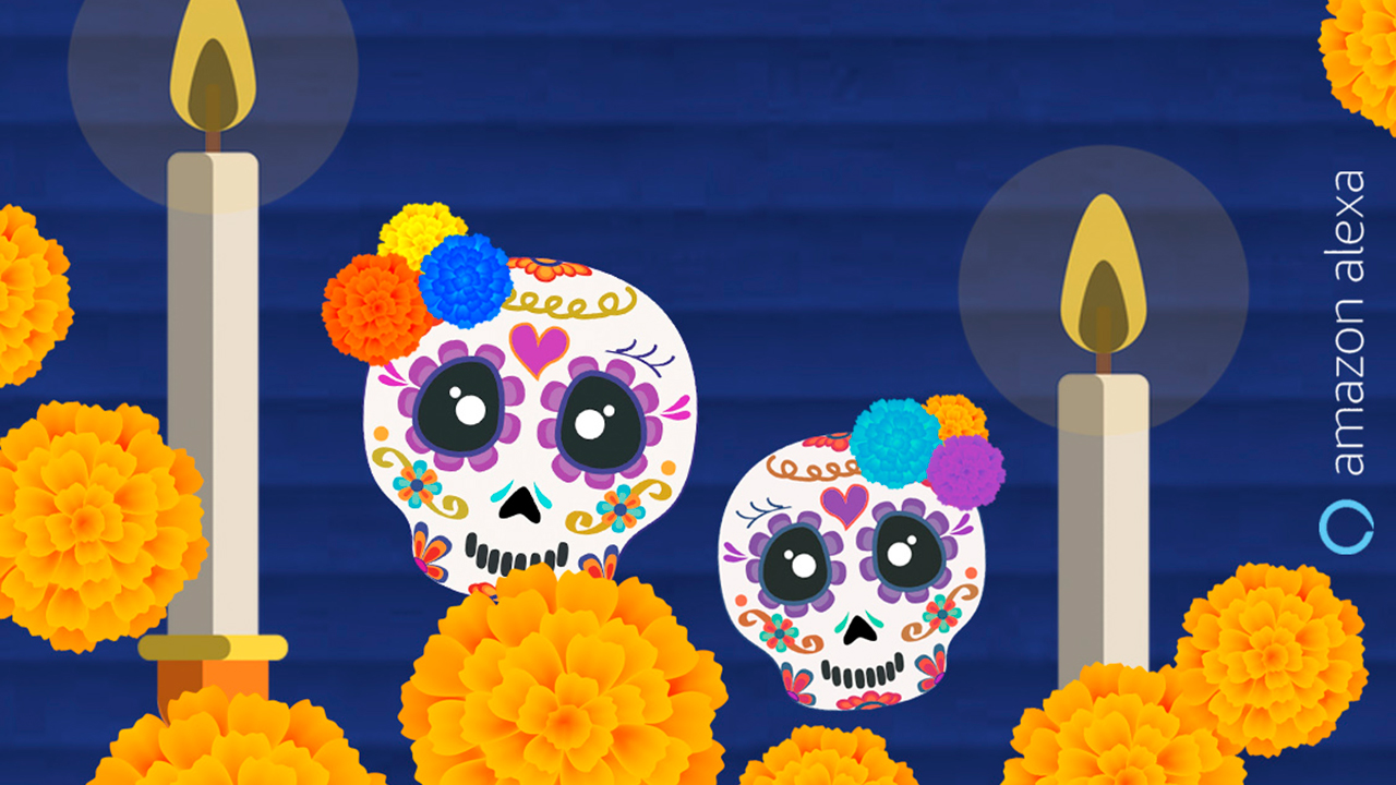 Día de muertos y Halloween en Alexa de Amazon