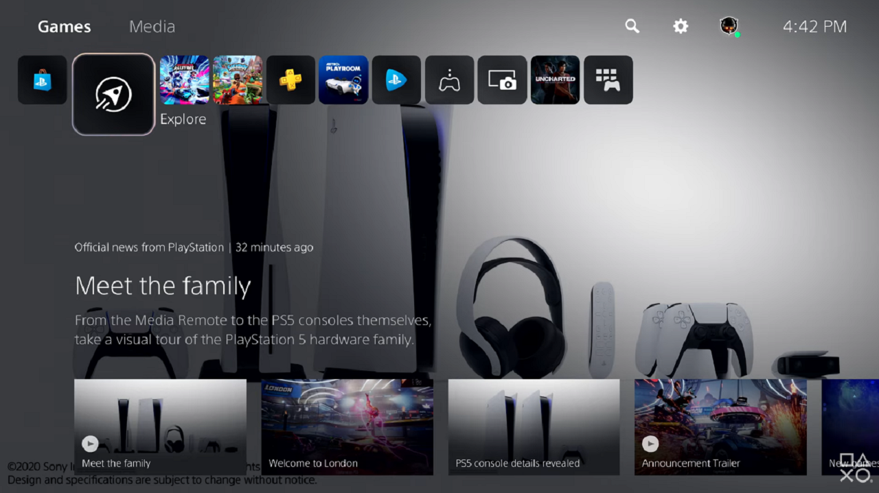 Así será la nueva interfaz de la PlayStation 5 12 Interfaz PlayStatrion 5