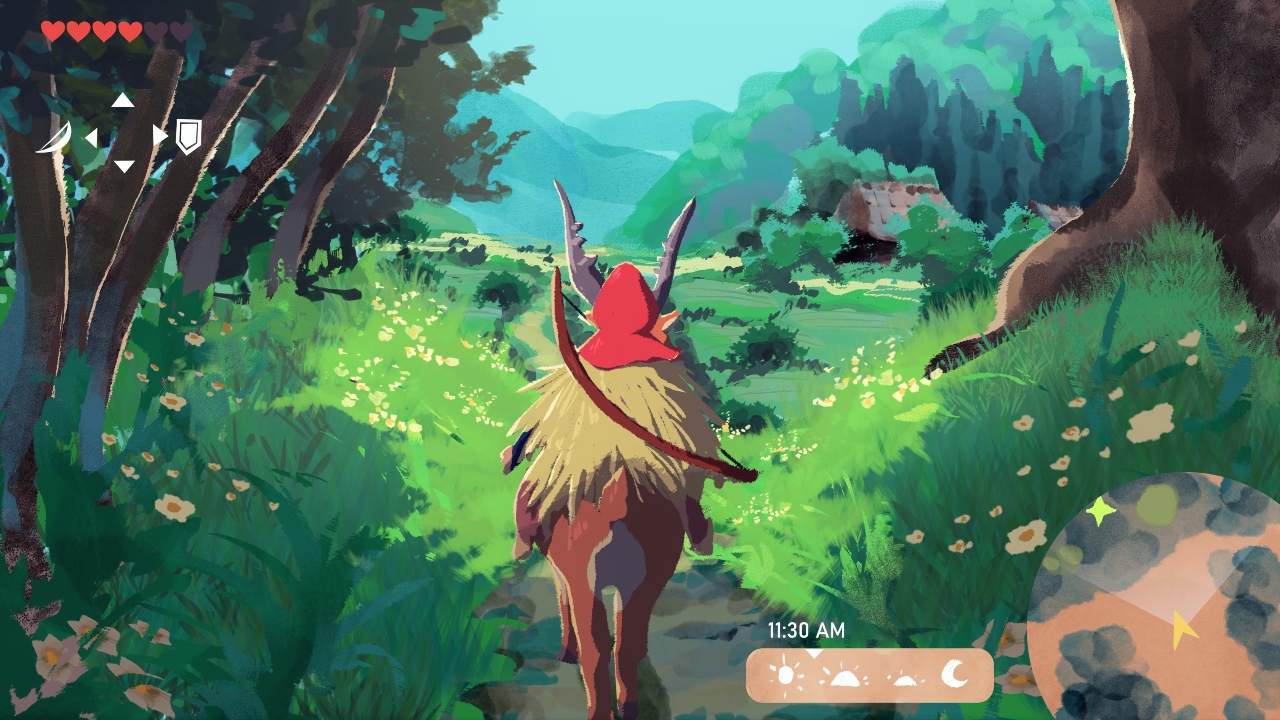 Fanart imagina La Princesa Mononoke como Breath of the Wild