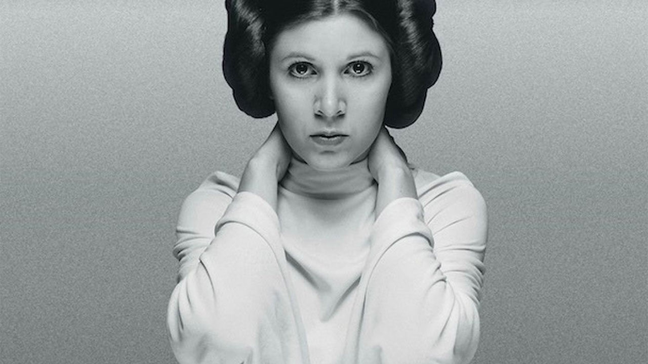 Carrie Fisher como la Princesa Leia