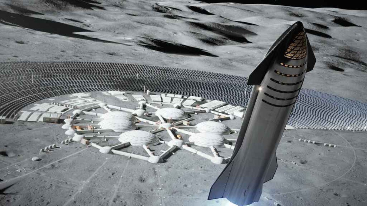 Revelan el diseño del primer proyecto para primera base humana en la Luna 14 colonia lunar spacex