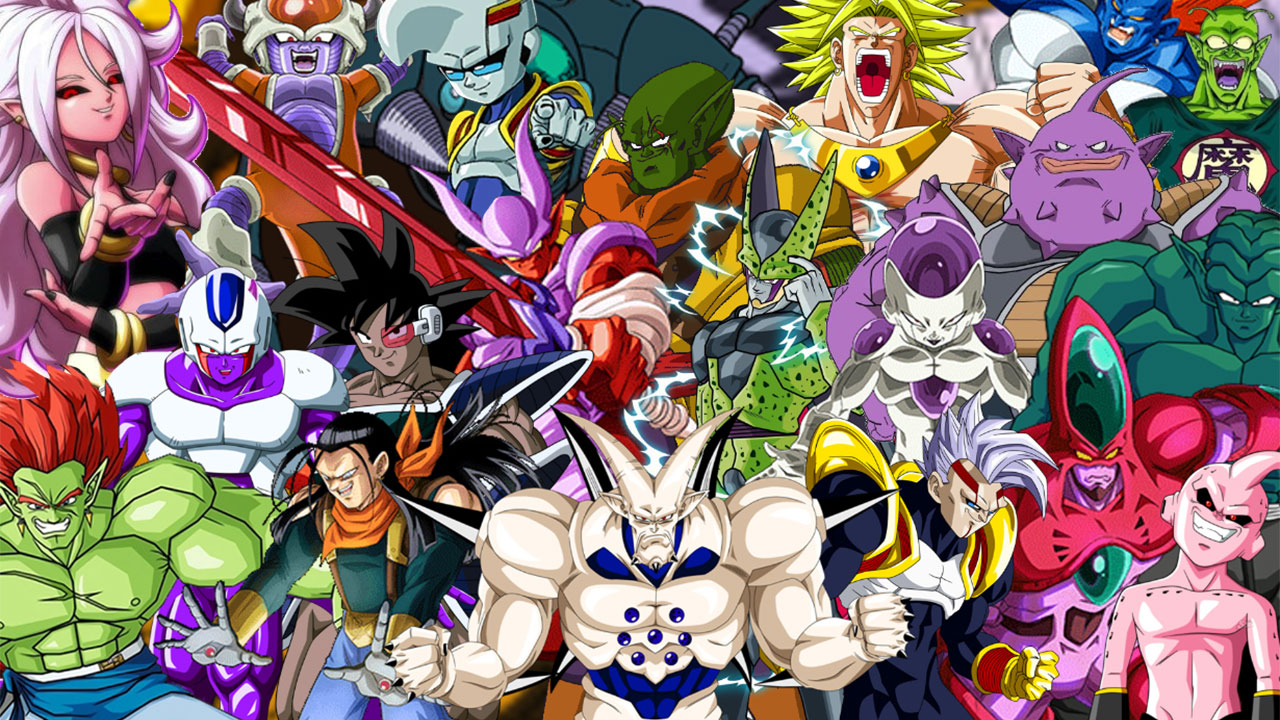 Todos los Villanos de Dragon Ball