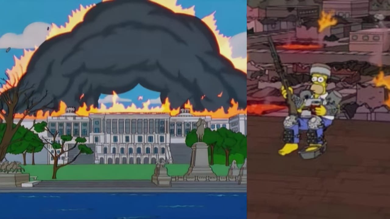 Los Simpson predijeron el ataque al capitolio