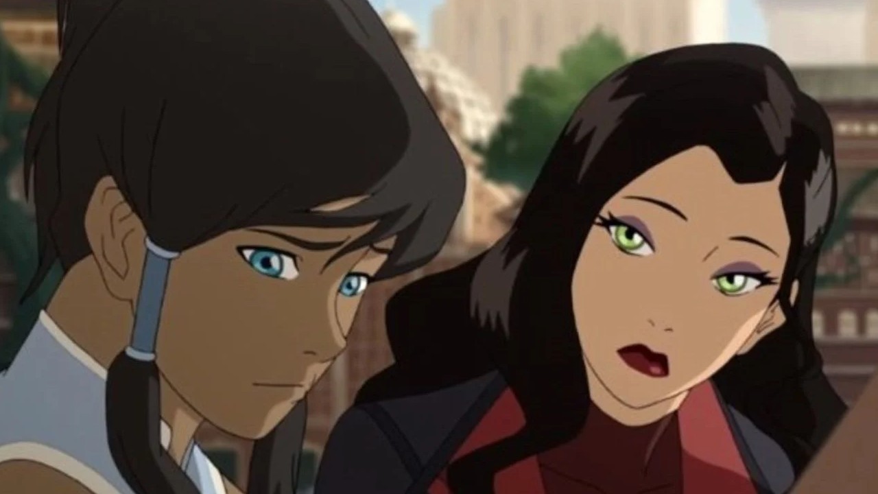 Asami y Korra