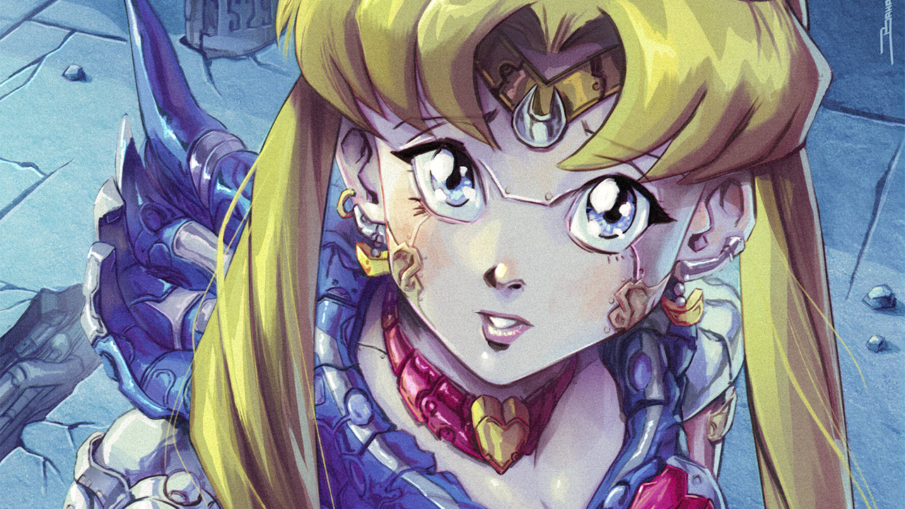 Sailor Moon armadura Ilustración