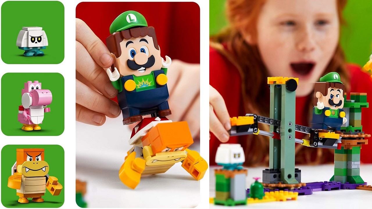 Lego Mario Bros. Set de Lego Super Mario Adventures with Mario Starter Course Luigi