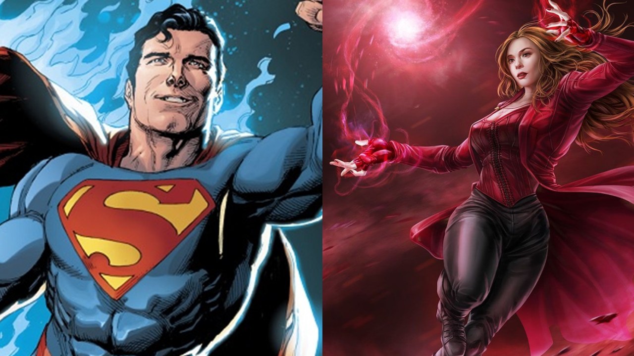 scarlet witch contra superman quien ganaria