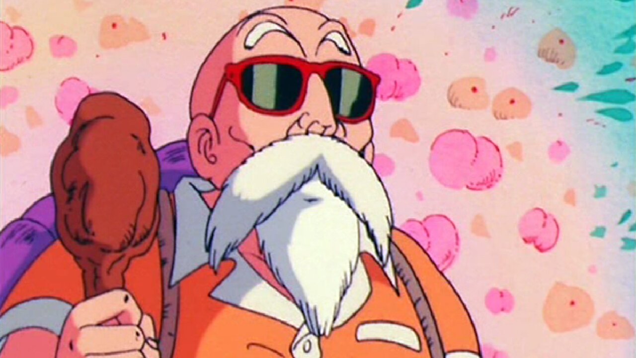 roshi pervertido maestro dragon ball