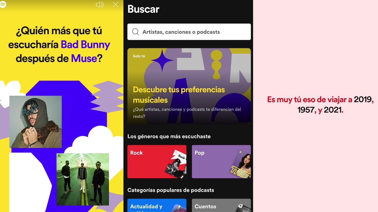 Spotify lanza "Solo tú", una nueva forma descubrir información curiosa sobre ti 11 Solo tu spotify stories wrapped musica