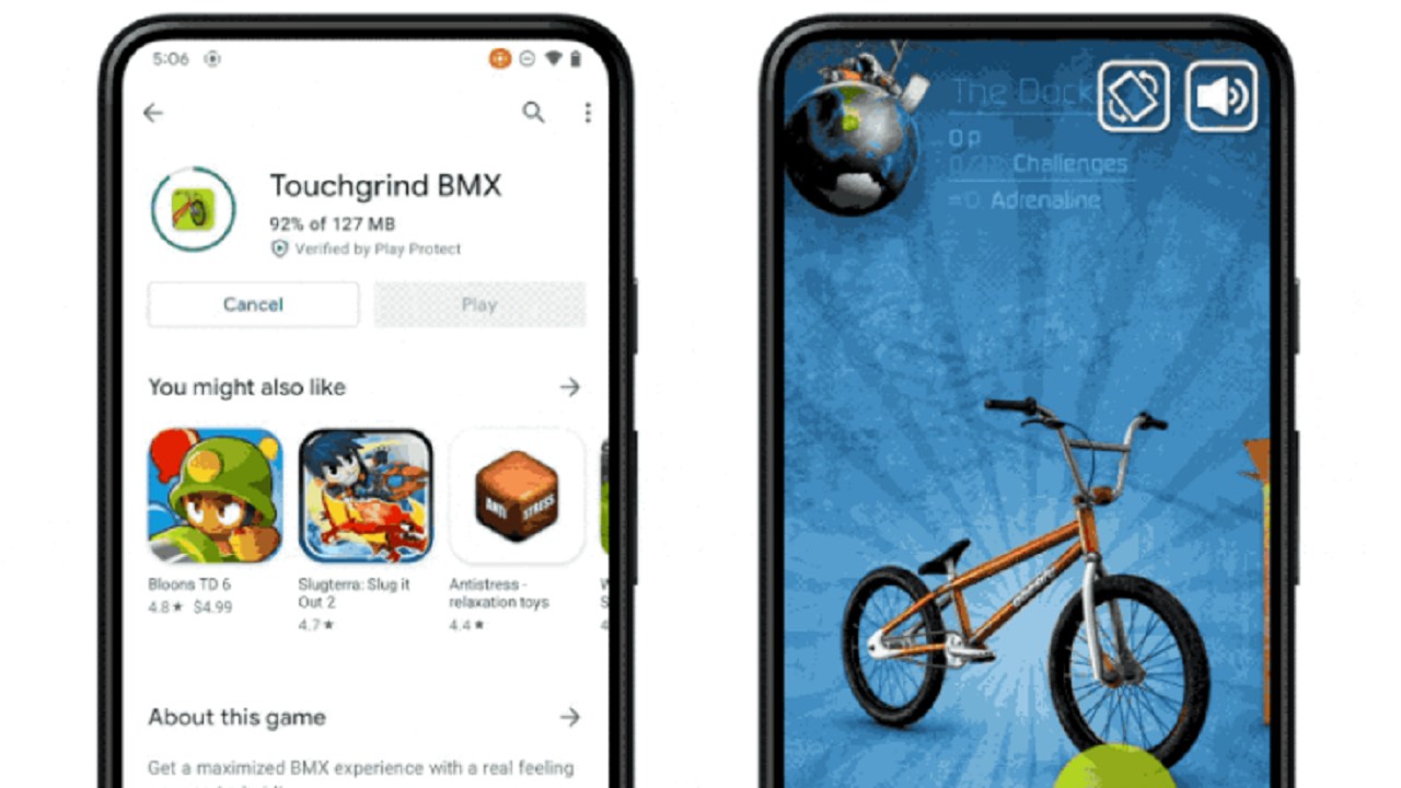 Android 12 dejará que juegues incluso antes de que se complete la descarga de un juego 17 Android 12 Sistema Operativo Android Descargas Juegos