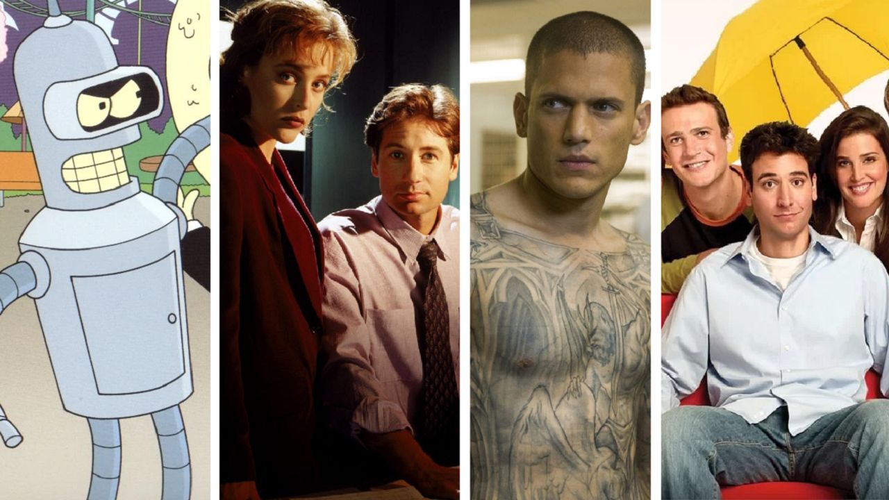 star + futurama prision break x files