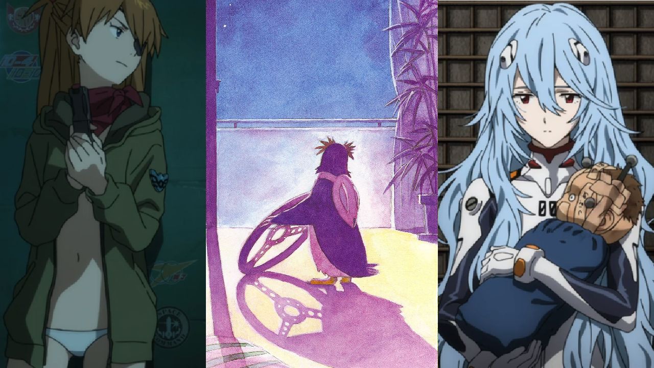 personajes de evangelion Thrice Upon a Time