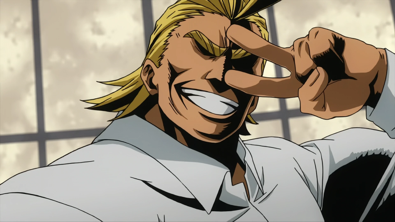 personajes de My Hero Academia all might