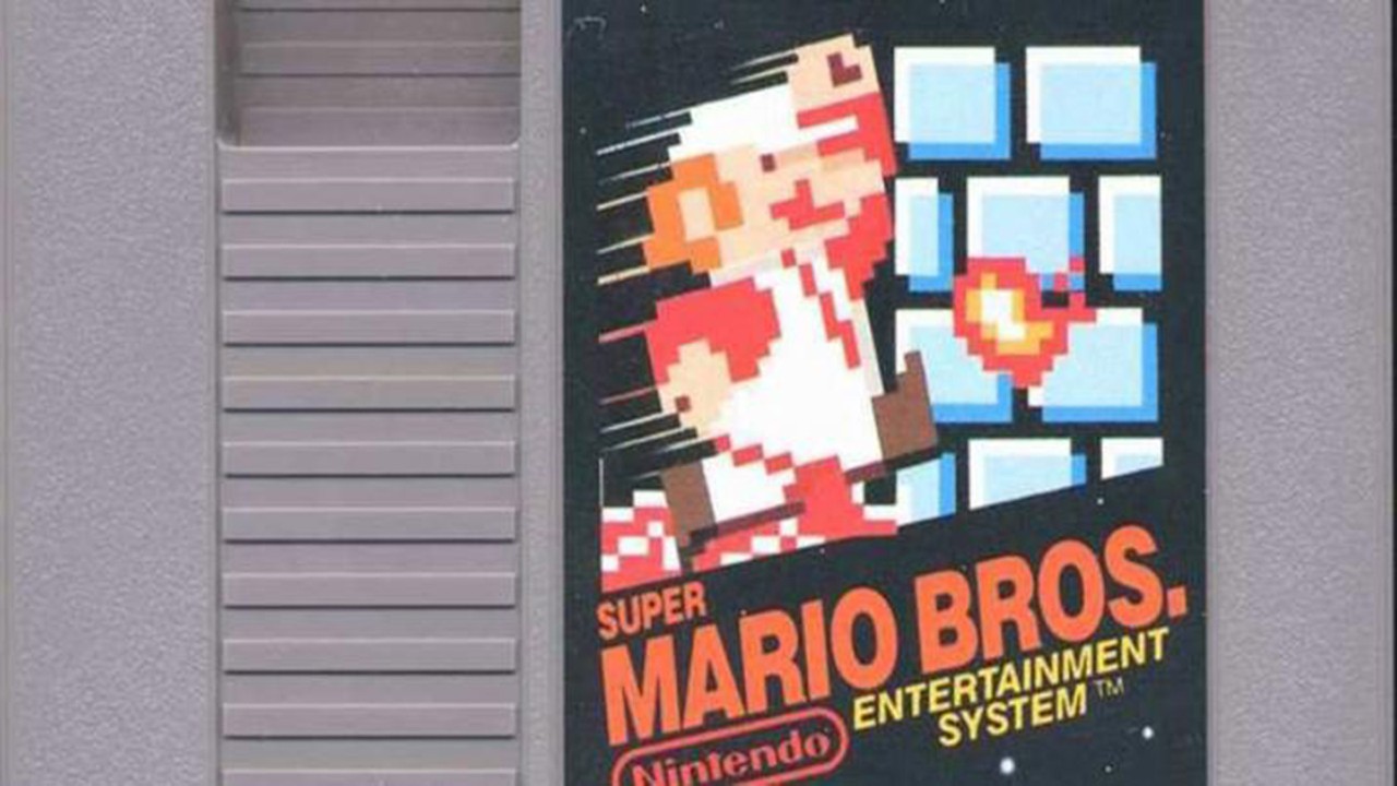 nintendo nes super mario bros subasta
