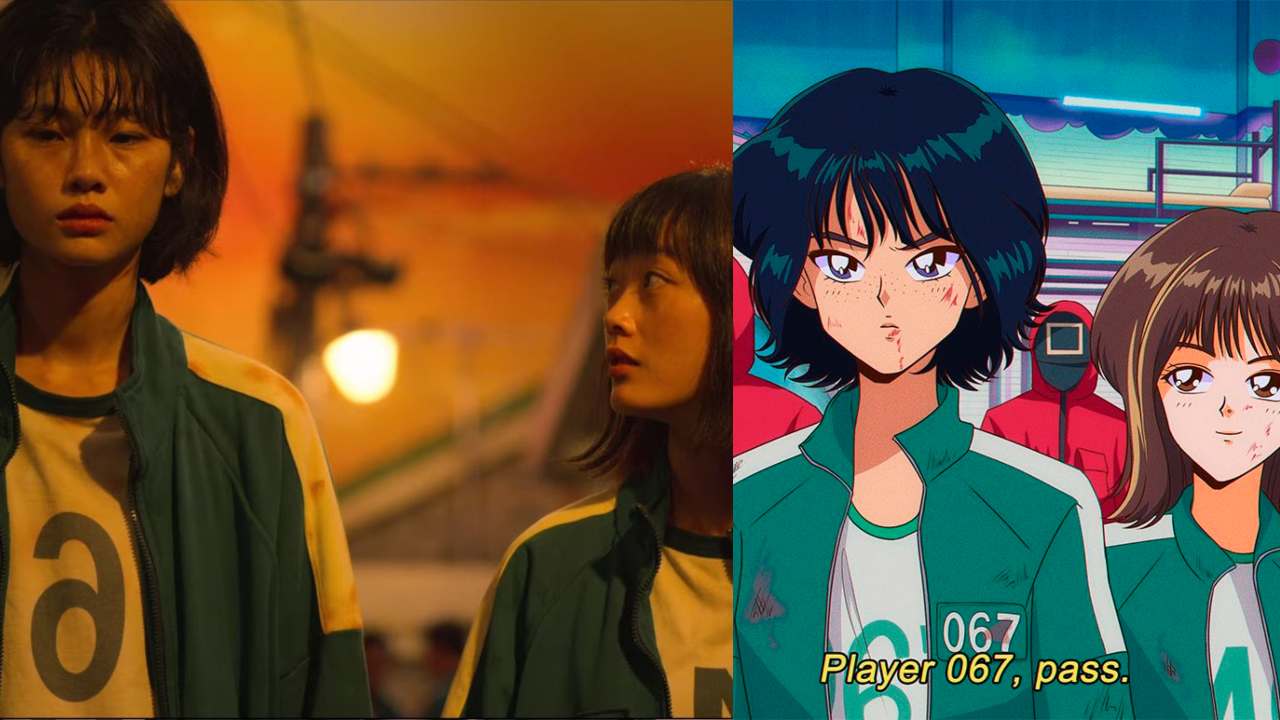 Anime personajes Juego del Calamar