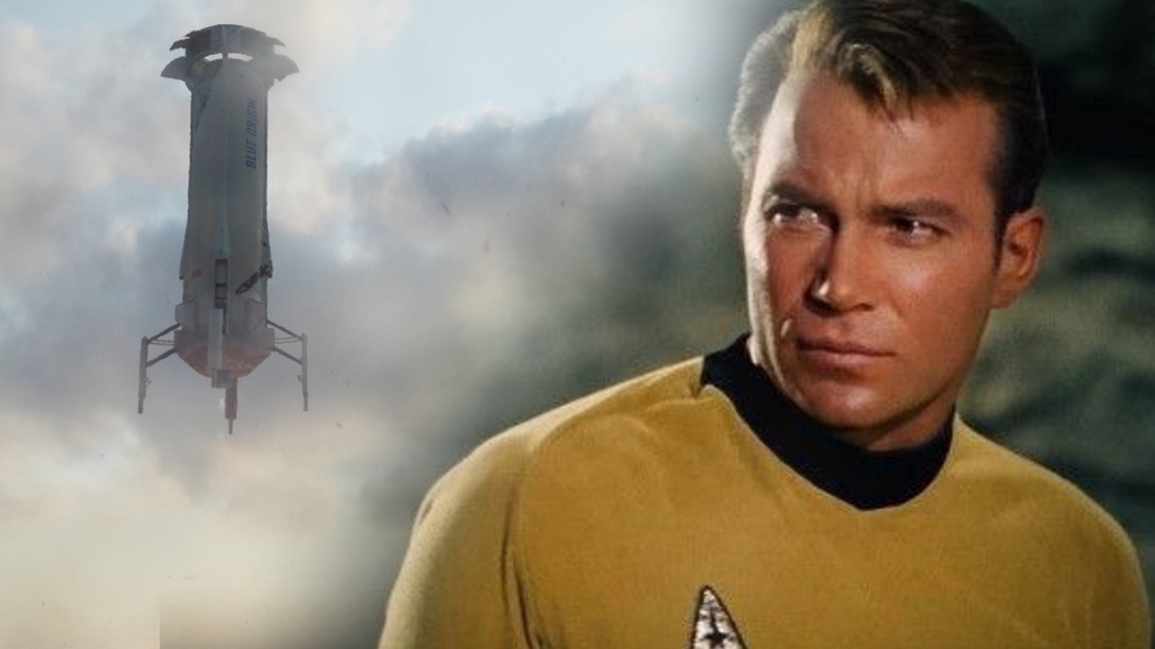 William Shatner capitan kirk blue origin espacio