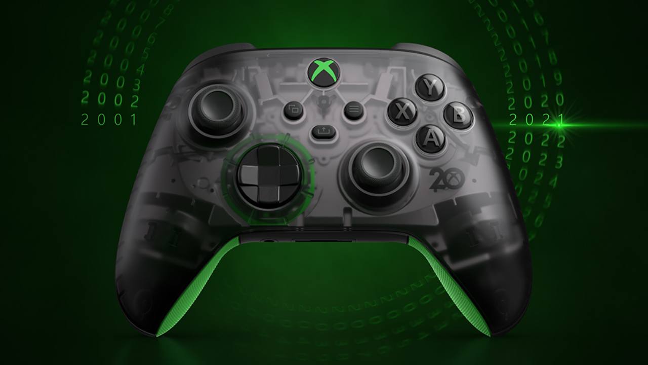 xbox control edición especial 20 años