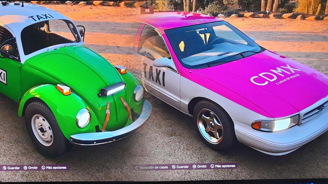 Forza Horizon 5 taxis clasicos cdmx