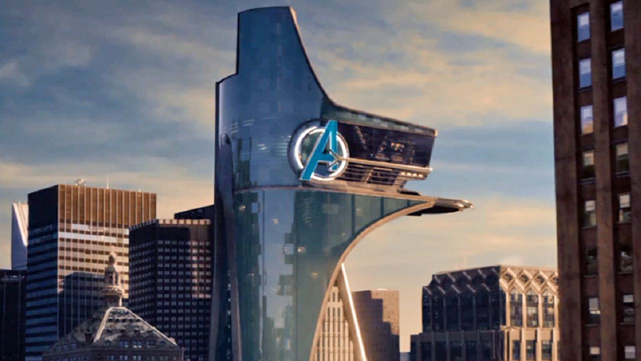 personajes de marvel torre vengadores