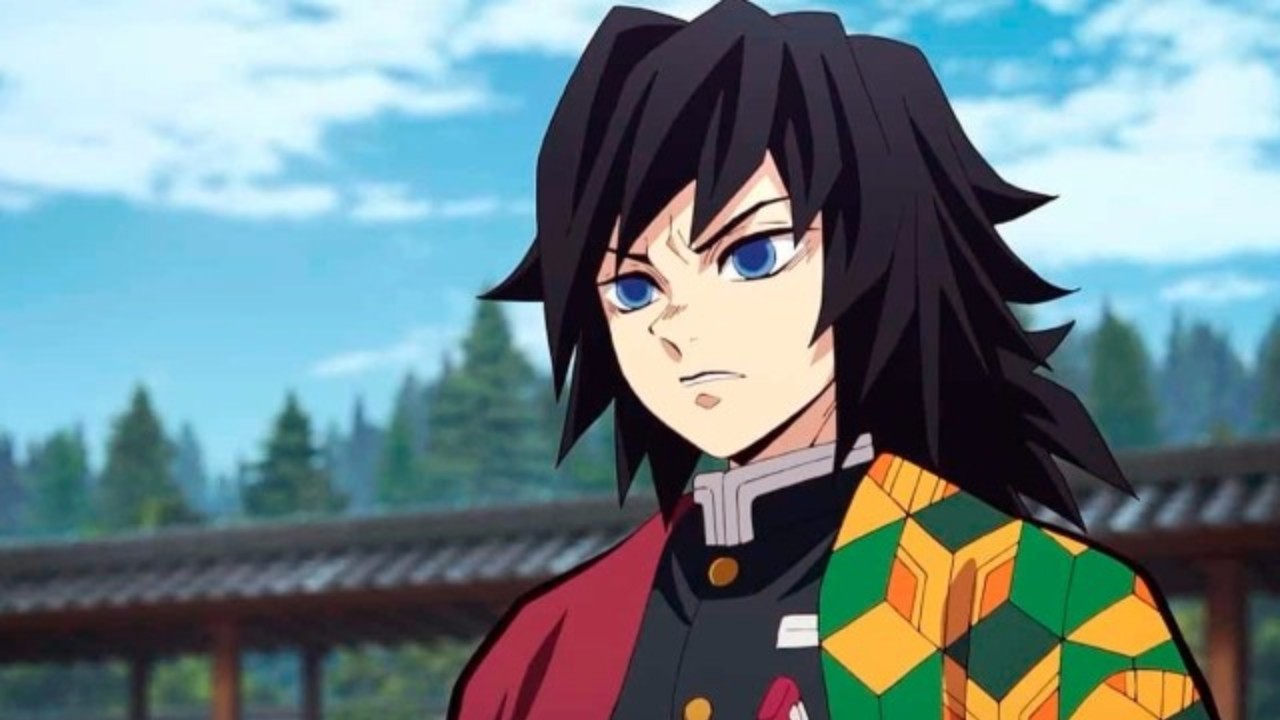 Tomioka Giyu cosplay cazador demonios