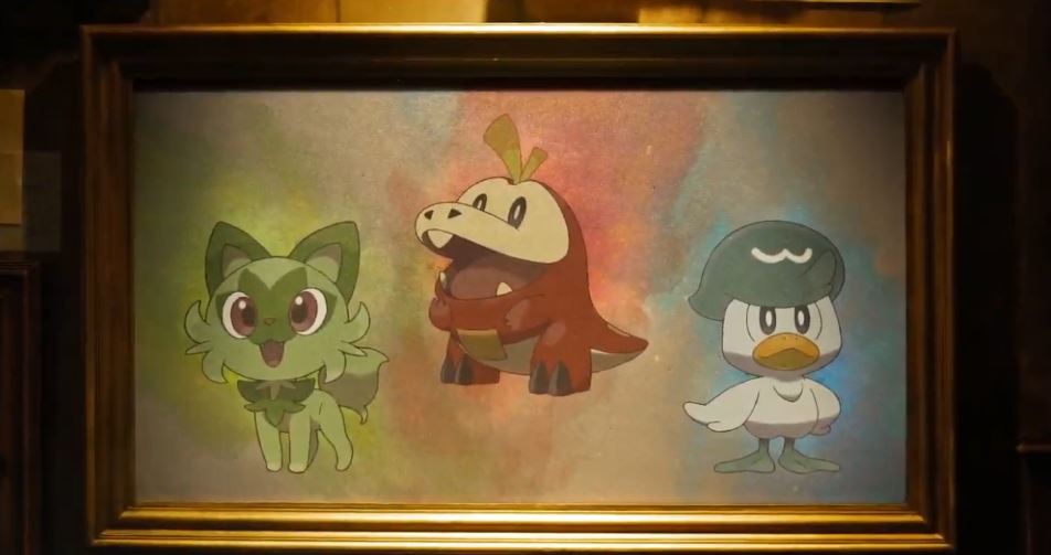 pokemon iniciales scarlet violet novena generación