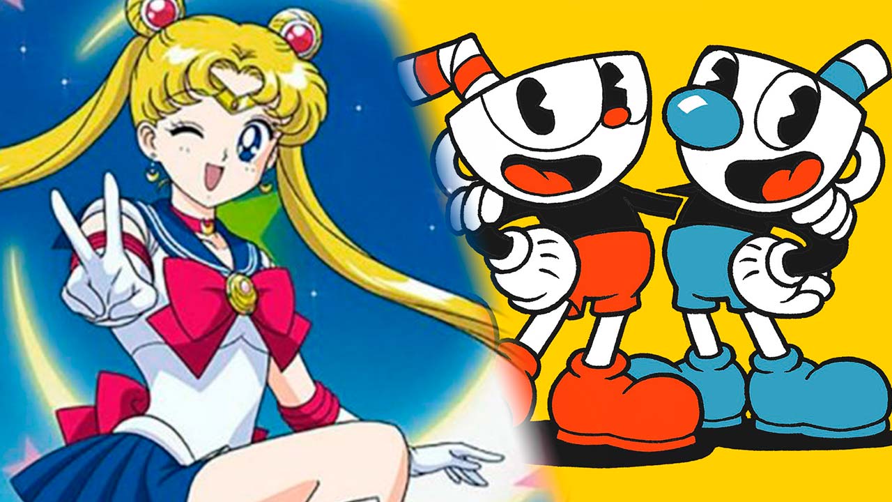 Sailor moon cuphead fanart
