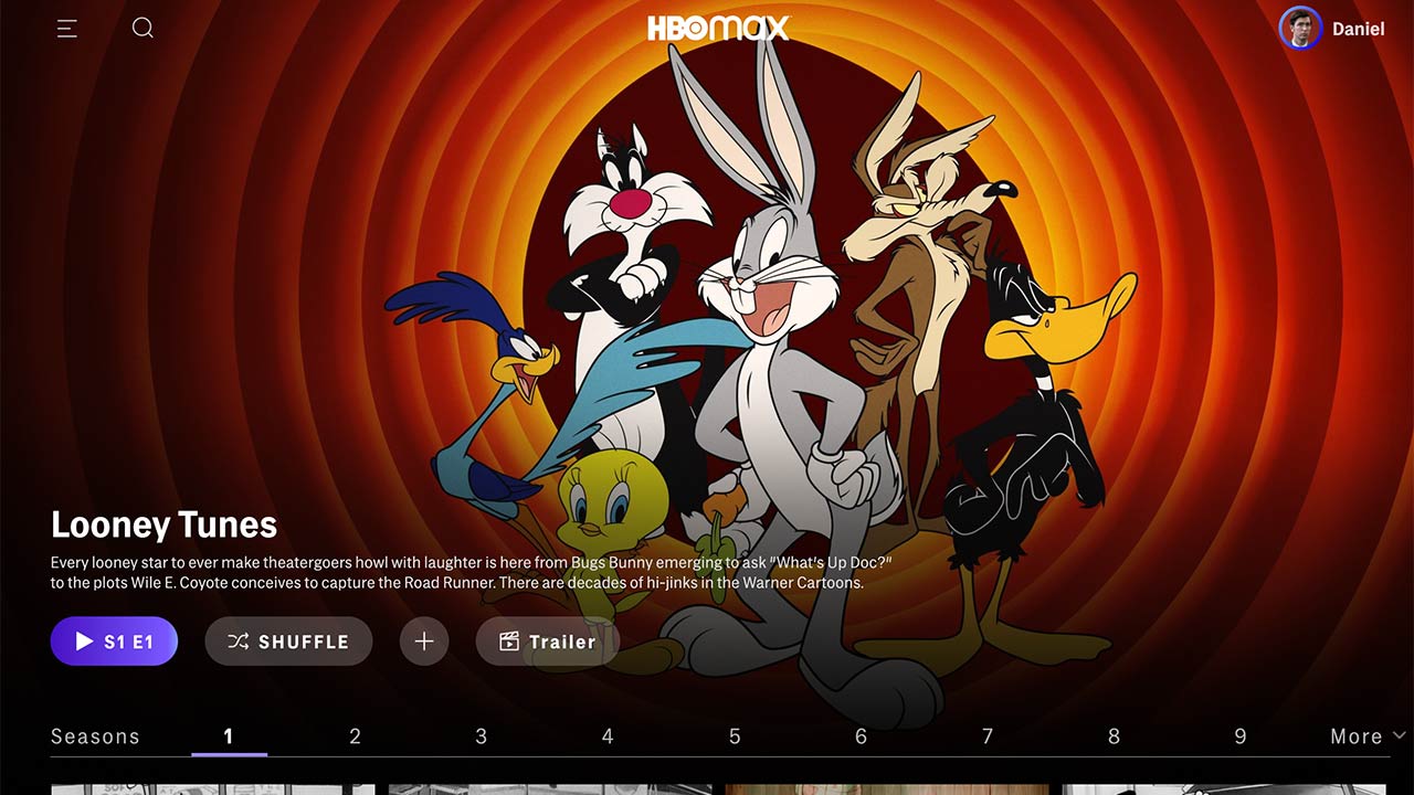 HBO Max Shuffle Función