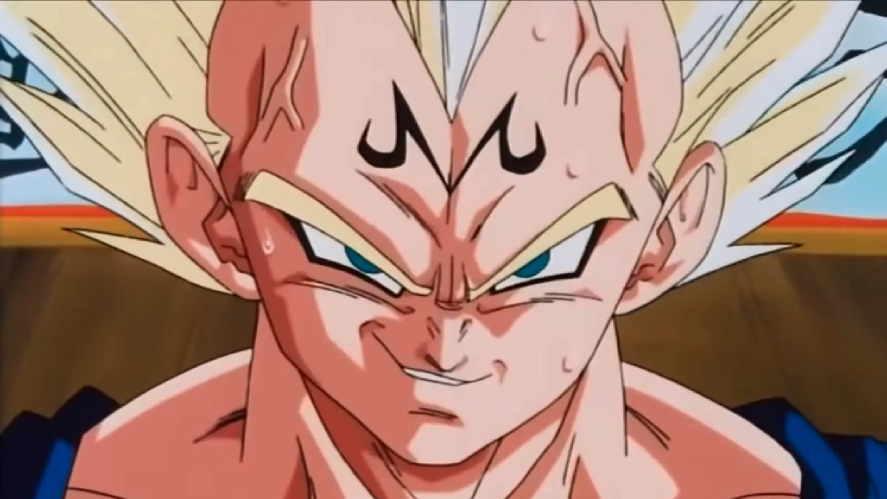 vegeta majin dragon ball z toyotaro dibujo