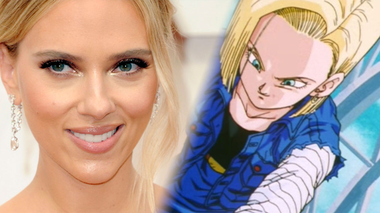 Scartlett johansson número 18 dragon ball z