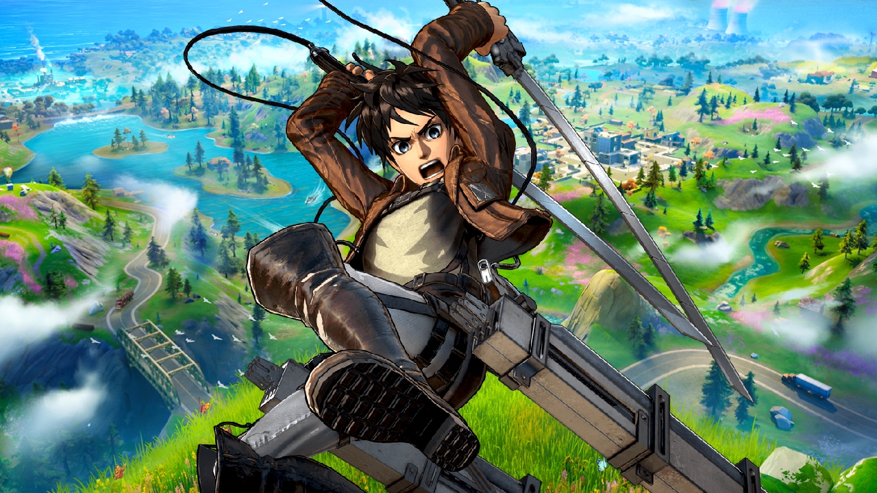 personajes de attack on titan llegaran a fortnite