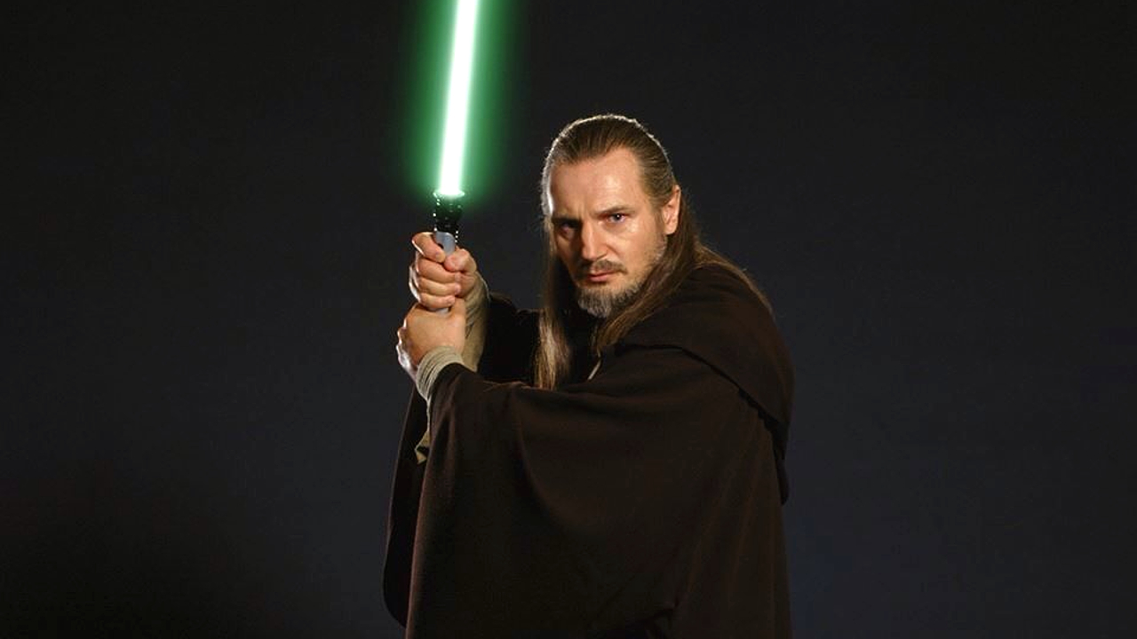 liam neeson quai-gon jinn star wars película