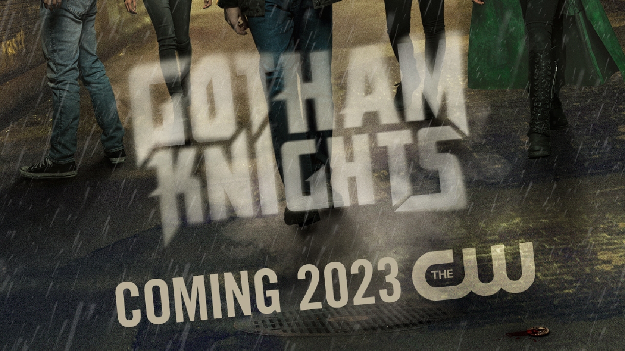 gotham knights serie primer póster con robin