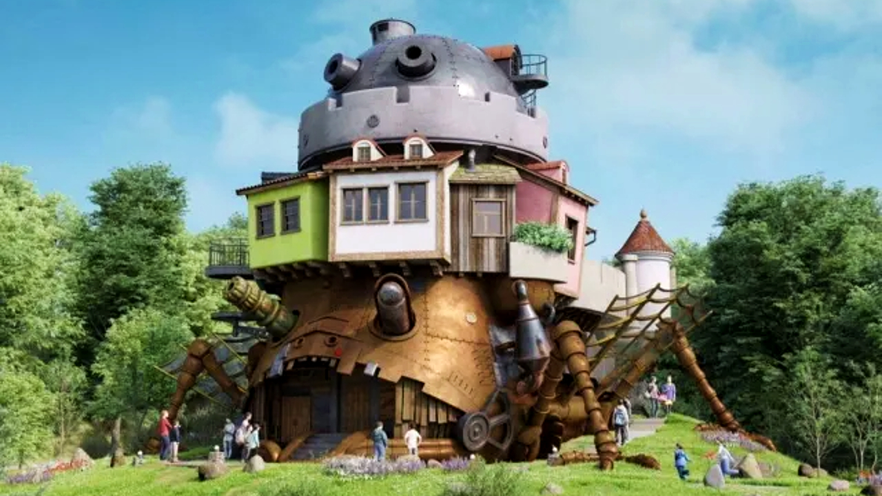 castillo vagabundo parque temático de studio ghibli