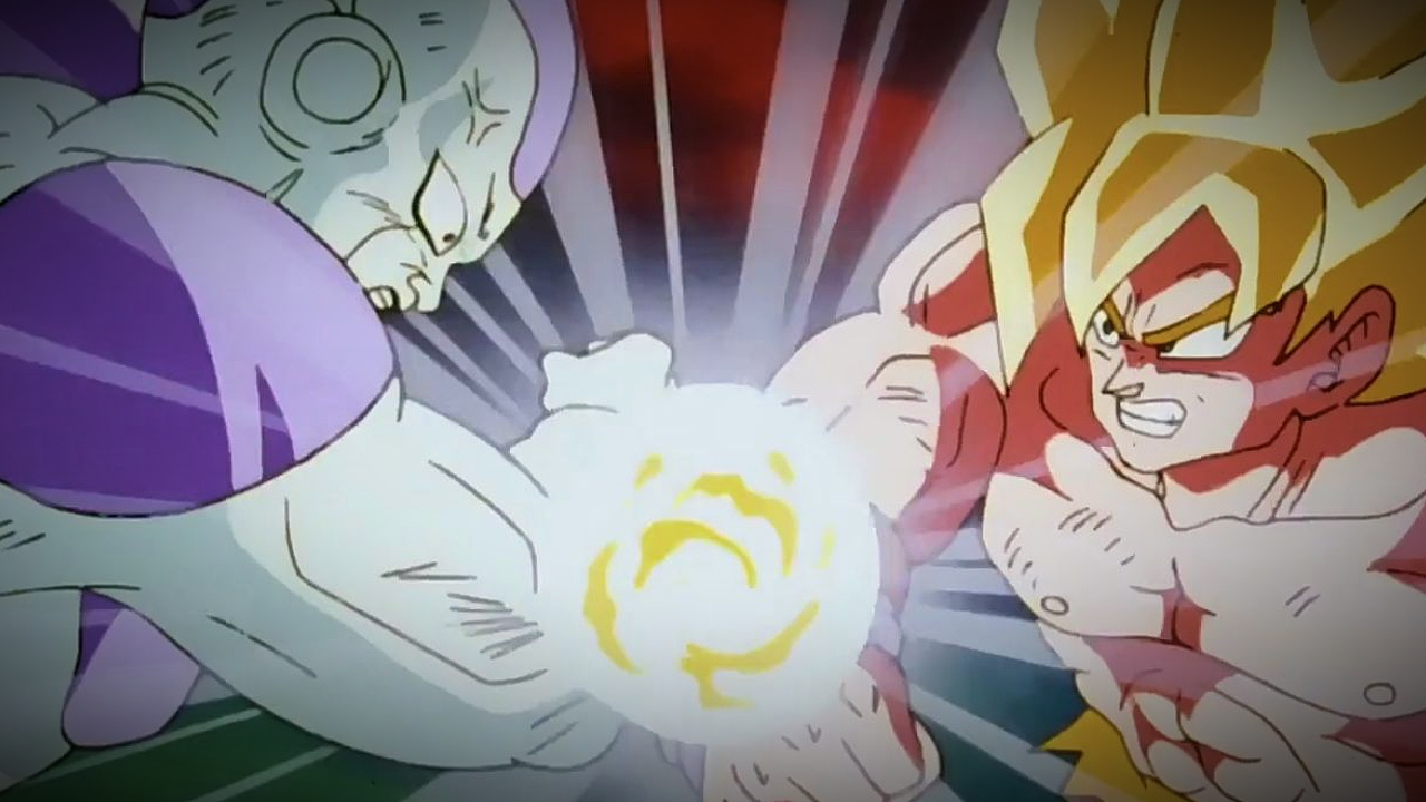 goku vs freezer fanart de dragon ball z