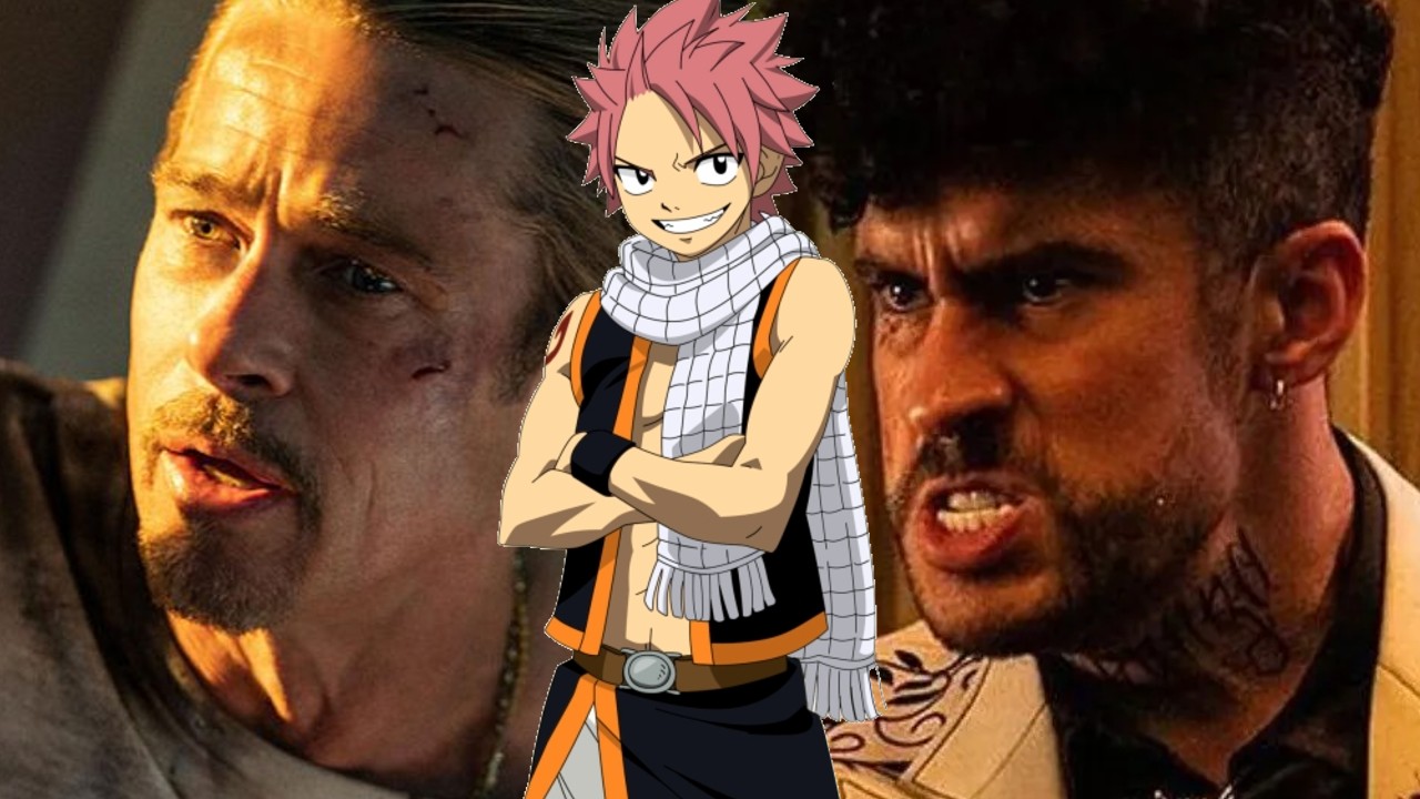 Así lucen Brad Pitt y Bad Bunny dibujados por el autor de Fairy Tail