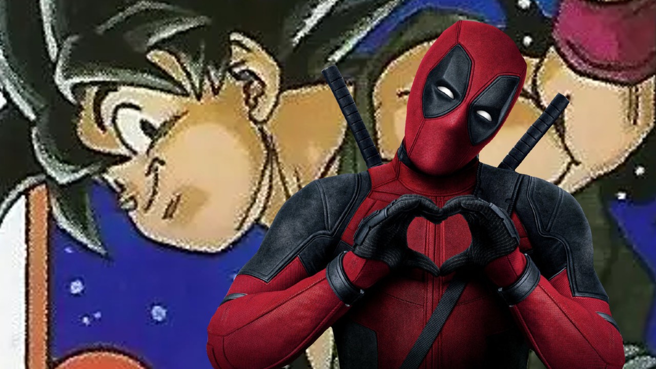 Así luce la parodia de Deadpool a una de las portadas más famosas de Dragon Ball manga
