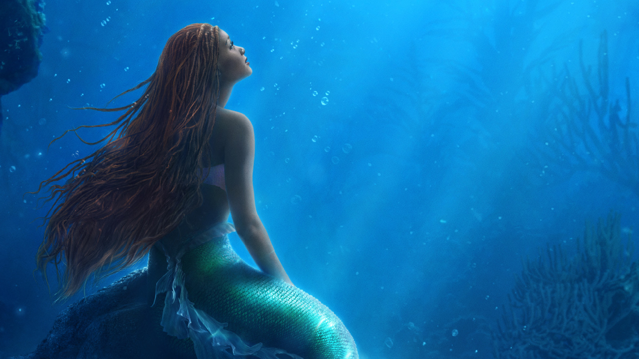 póster de la sirenita diney live action película