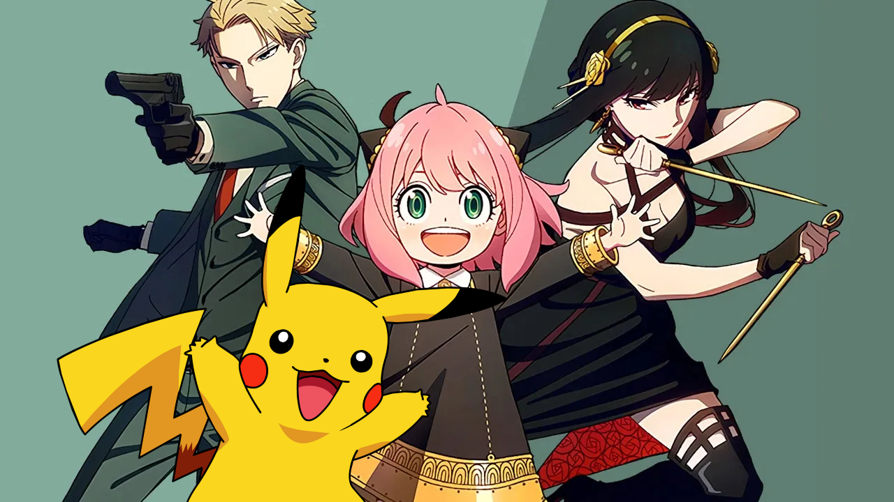 Spy x Family Pokémon crossover fanart